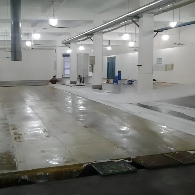 醴陵防腐蚀地坪,环氧玻纤地坪，玻纤工业地坪，环氧玻纤布地坪,乙烯基玻纤布地坪产品图3